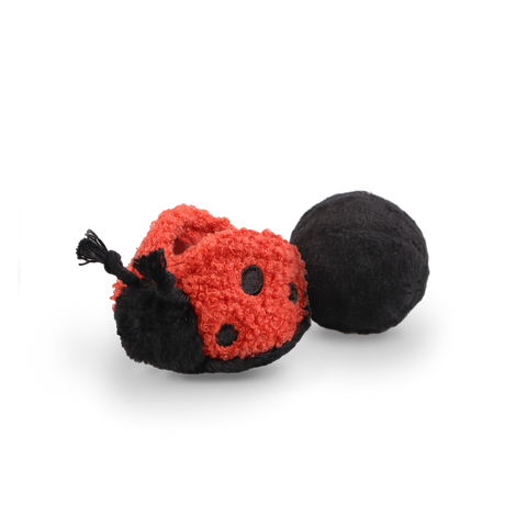 Ladybug pop interactive Dog toys enrichment dog toys squeaker snuffle dog toys