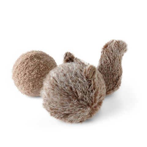 Squirrel POP  interactive dog toy enrichment dog toy squeaker dog toy snuffle dog toy